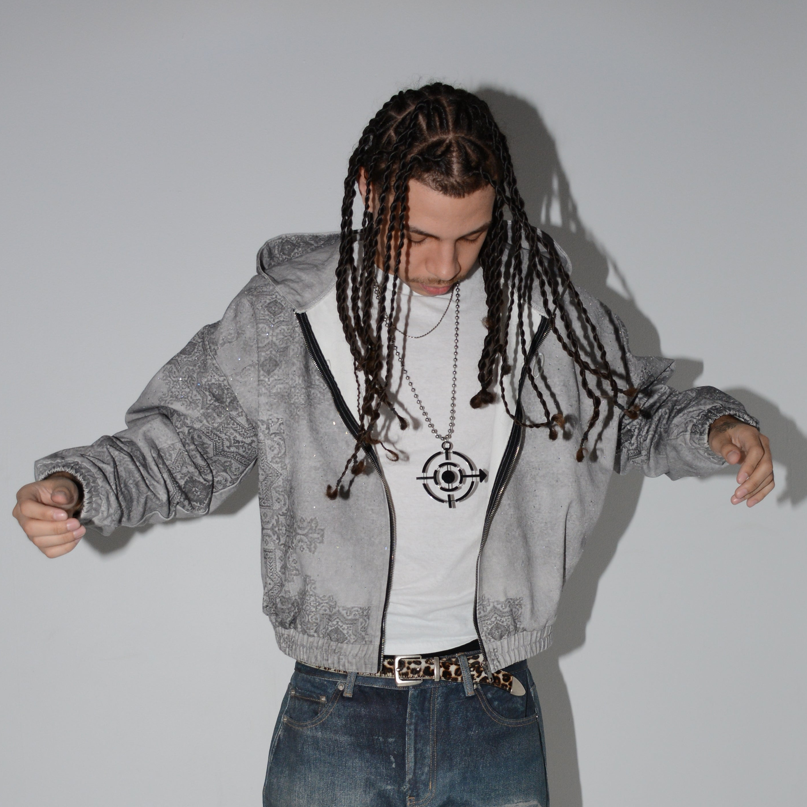 ERO DENIM HOODIE: ICON