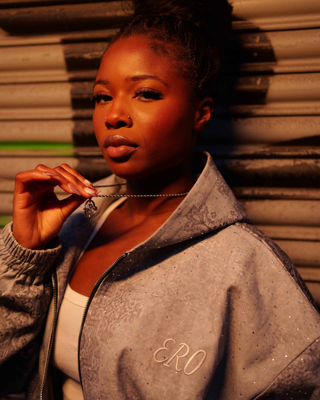 ERO DENIM HOODIE: "ICON"
